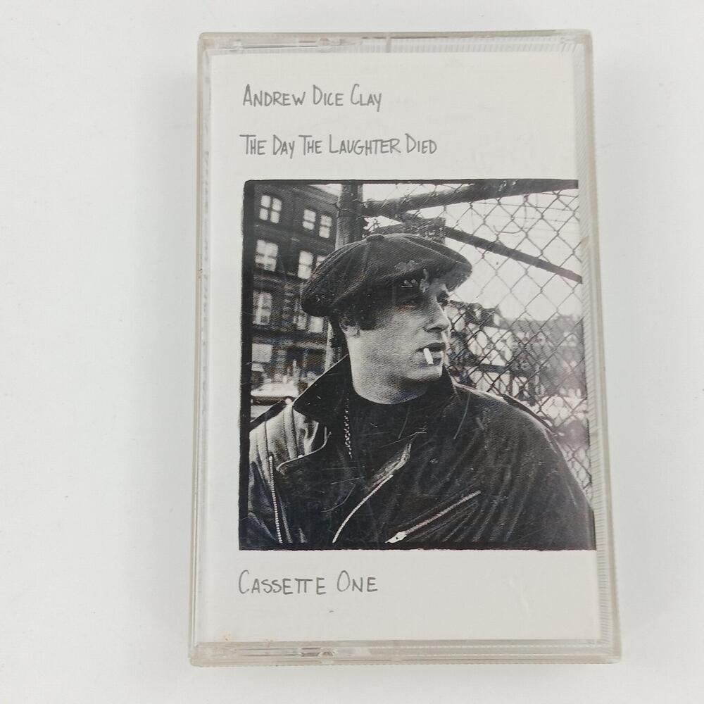 Andrew Dice Clay Cassette The Day The Laughter Died Comedy 1989 Clear Album